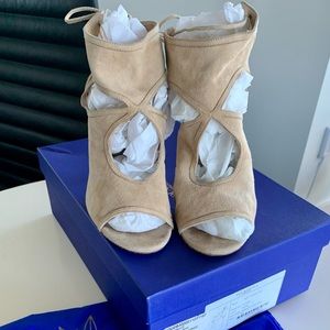 Aquazurra Sexy Thing 105 Suede Sandal